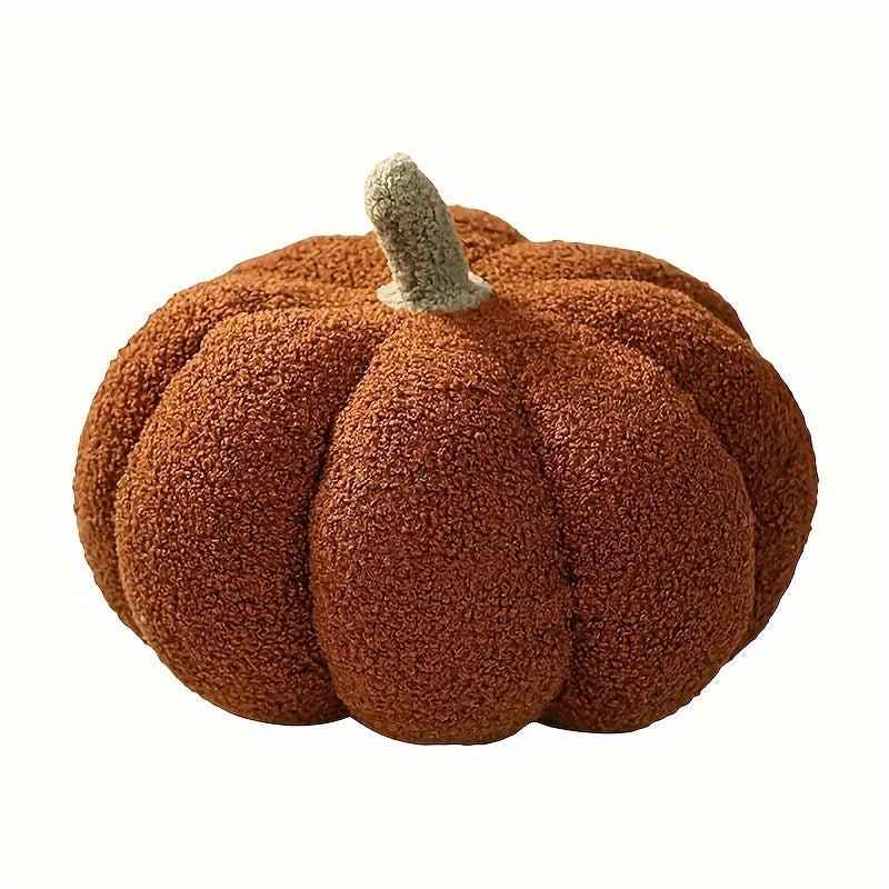 🎃 Cozy Halloween Pumpkin Plush Throw Pillow