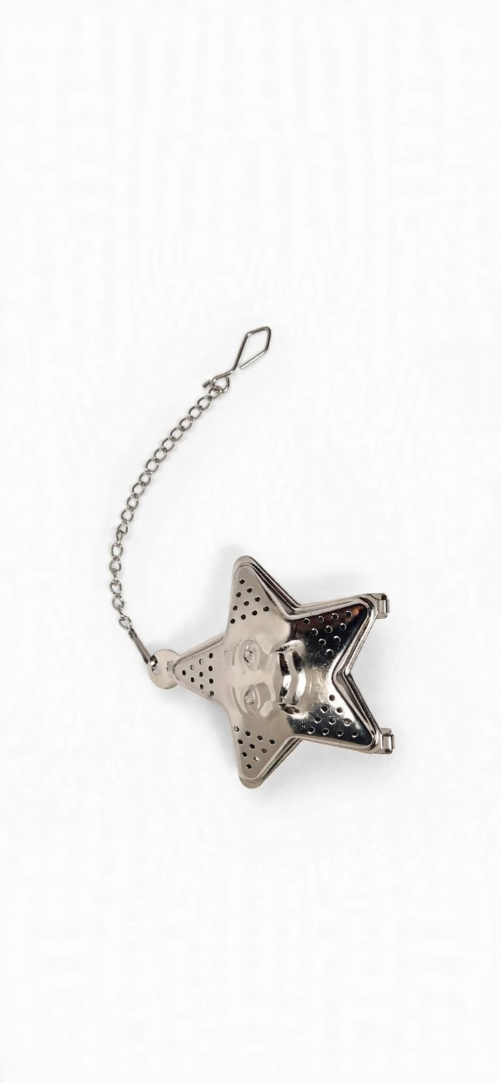 ⭐ Star-Shaped Tea Infuser – Silver | Reusable Loose Leaf Tea Strainer