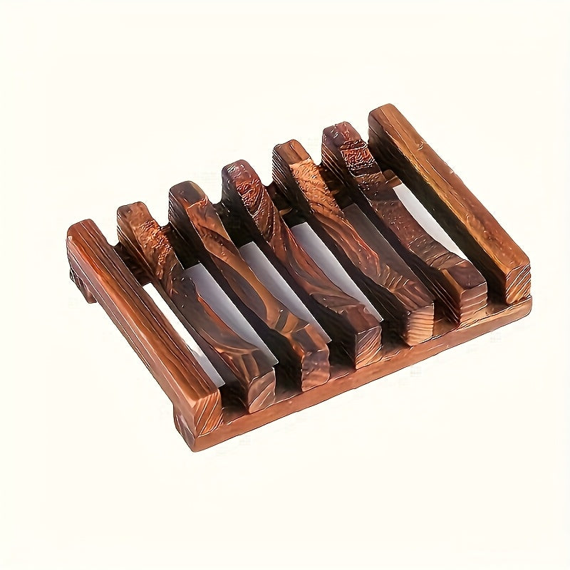 High-Quality Wooden Soap Dish Set
