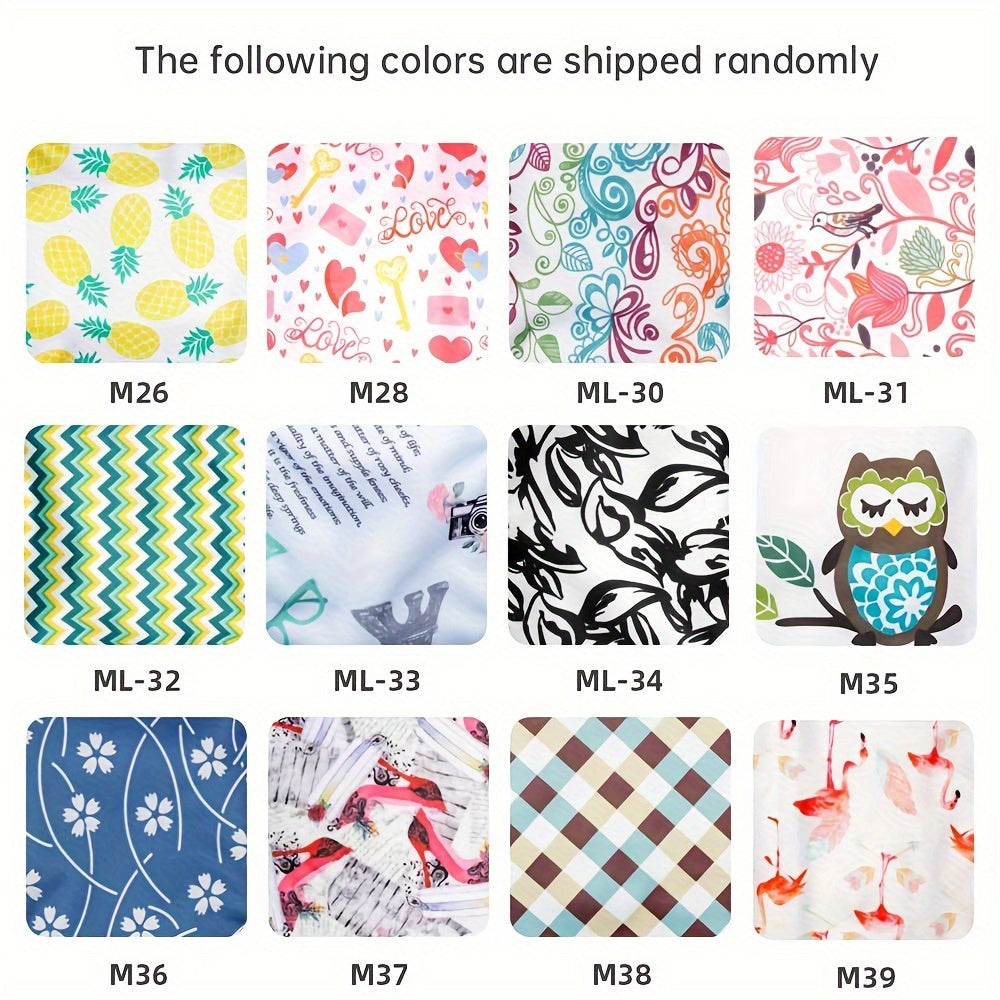 5pcs/10pcs Reusable Sanitary Menstrual Pad, Bamboo Cloth Pads For Heavy Flow Large Sanitary Pads Set With Wings For Women, Washable Overnight Cloth Panty Liners Period Pads