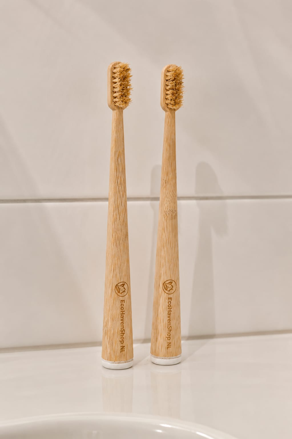 Tandenborstels van bamboe met natuurlijke haren