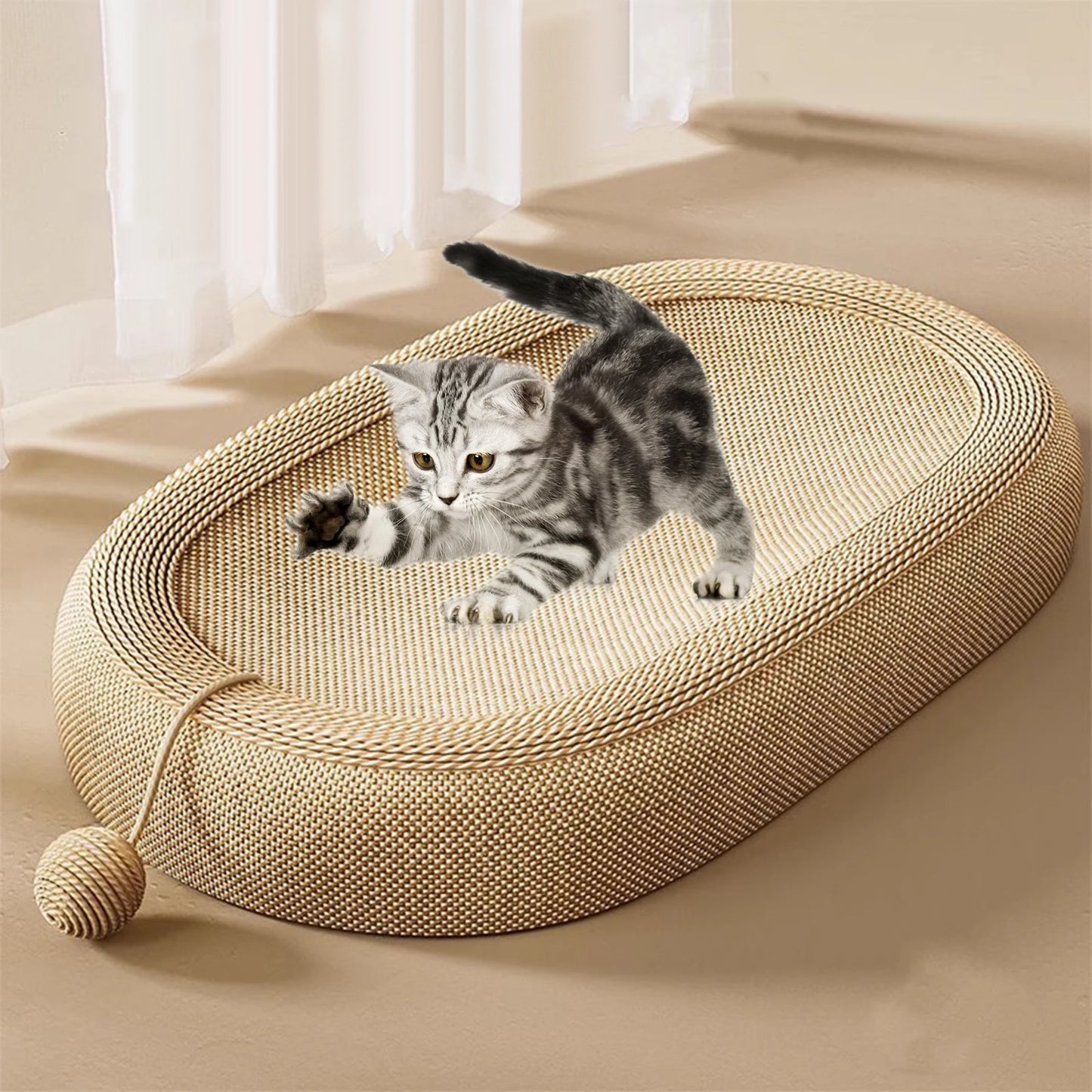 Cat Scratching Lounge โ Play, Scratch & Relax!