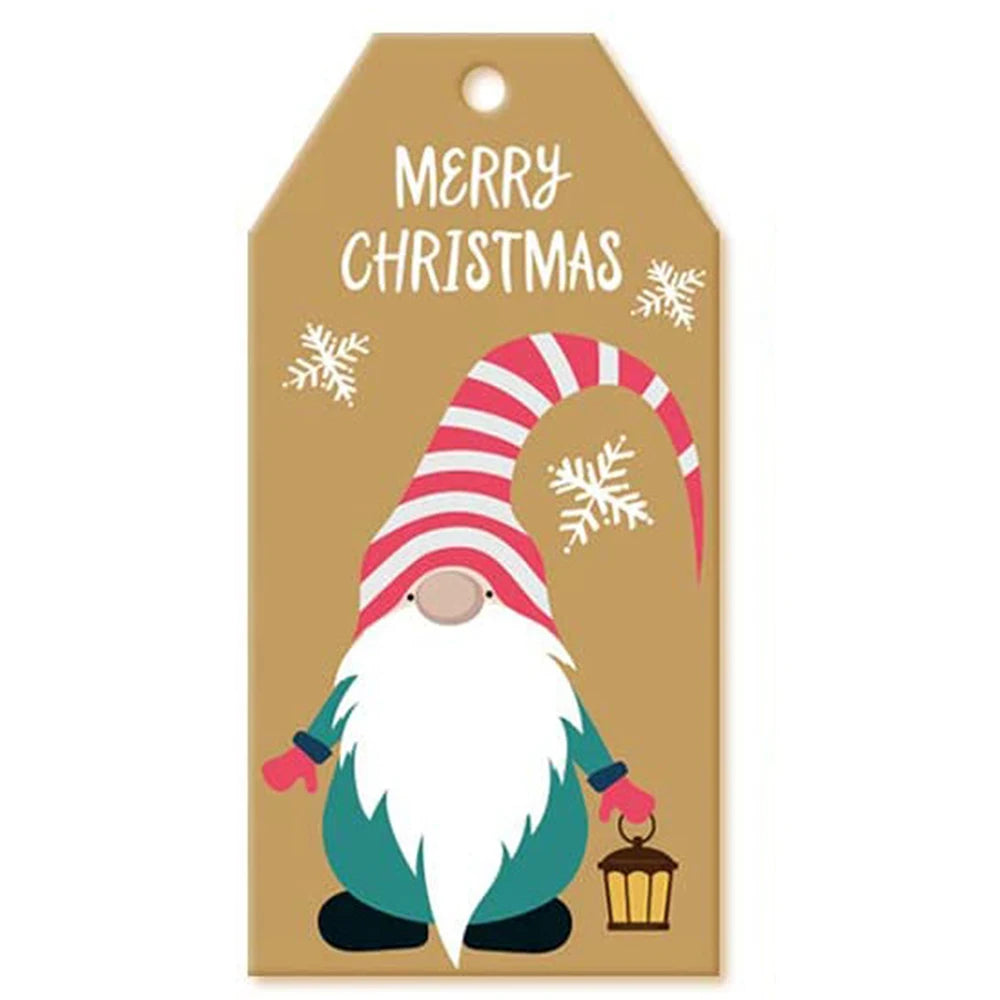 100Pcs Merry Christmas Gift Tags