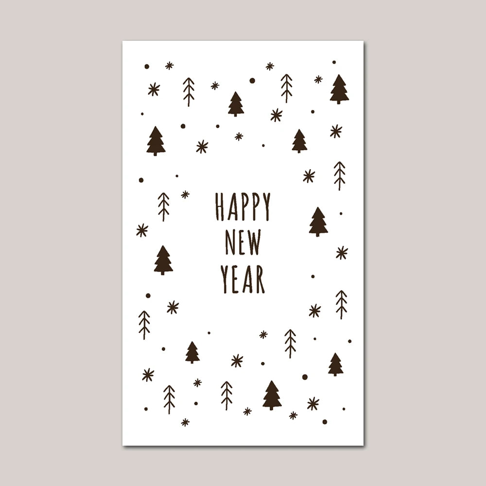 30pcs Holiday Gift Tags Set – Recyclable Paper Tags for Christmas, New Year