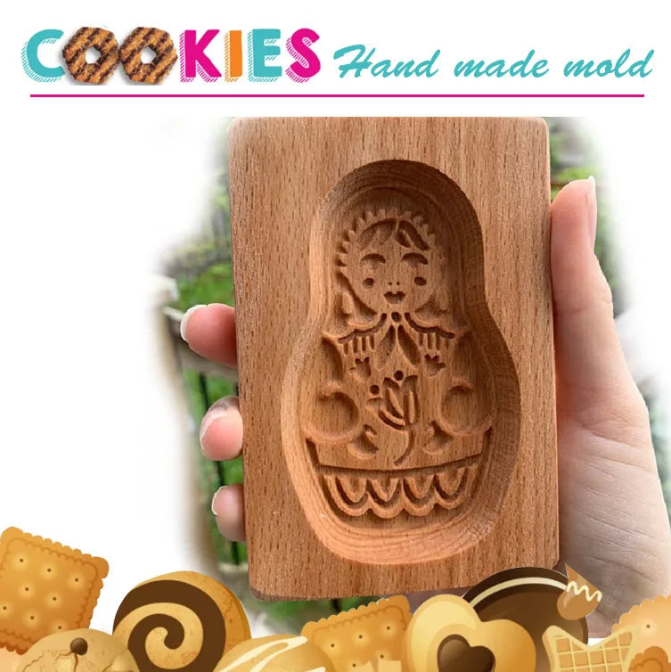 3D houten koekjesvorm