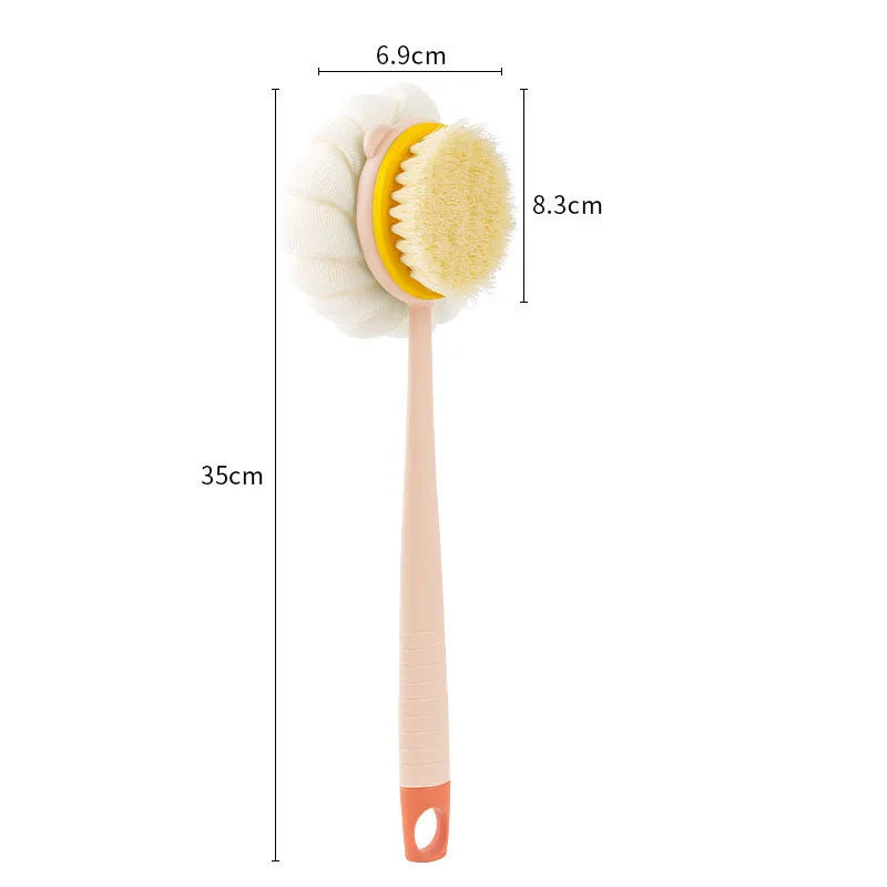 Loofah Back Scrubber with Long Handle