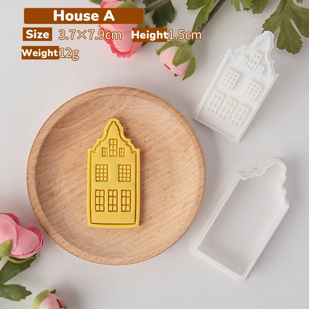 Amsterdam House Cookie Mold