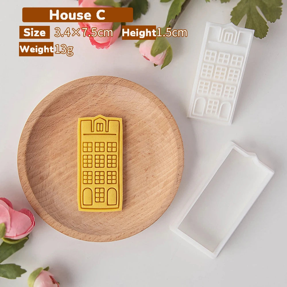 Amsterdam House Cookie Mold