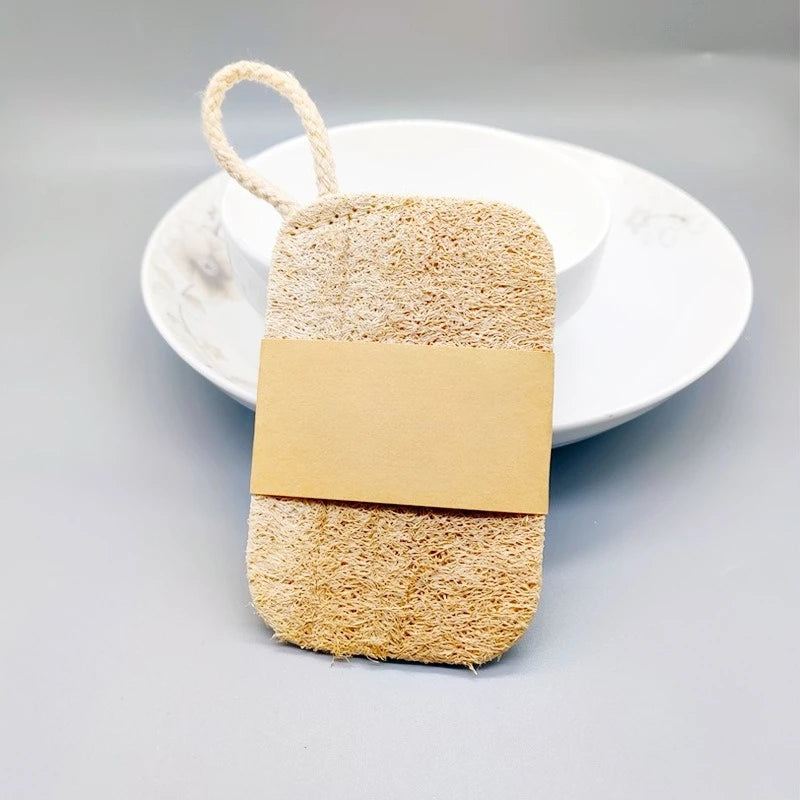 Natural Loofah Dish Sponge – Plant-Fiber Kitchen Scrubber
