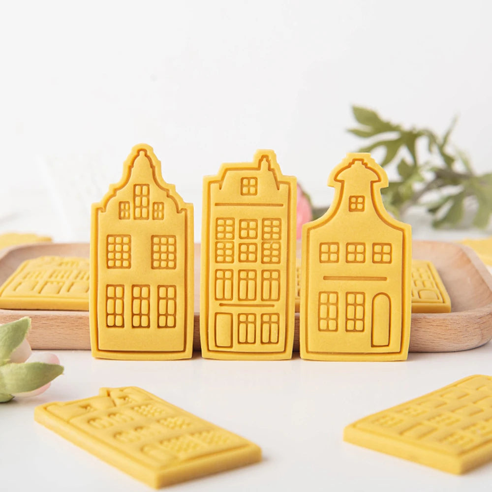 Amsterdam House Cookie Mold