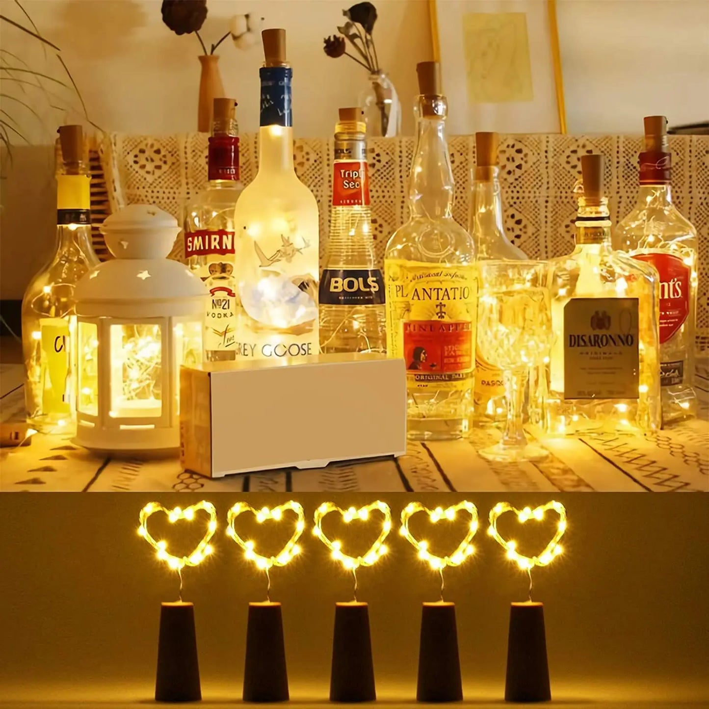 Wine Bottle Cork ✨ LED String Fairy Lights