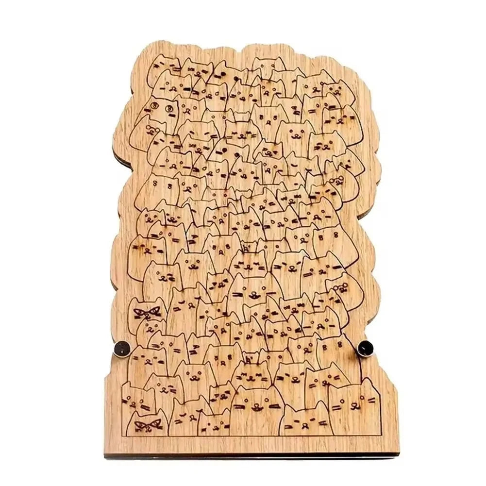 100 Cats Wooden Puzzle