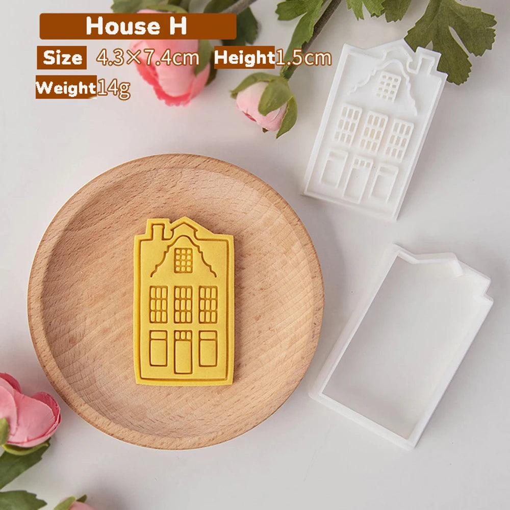 Amsterdam House Cookie Mold