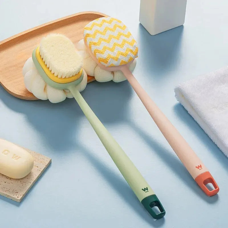 Loofah Back Scrubber with Long Handle