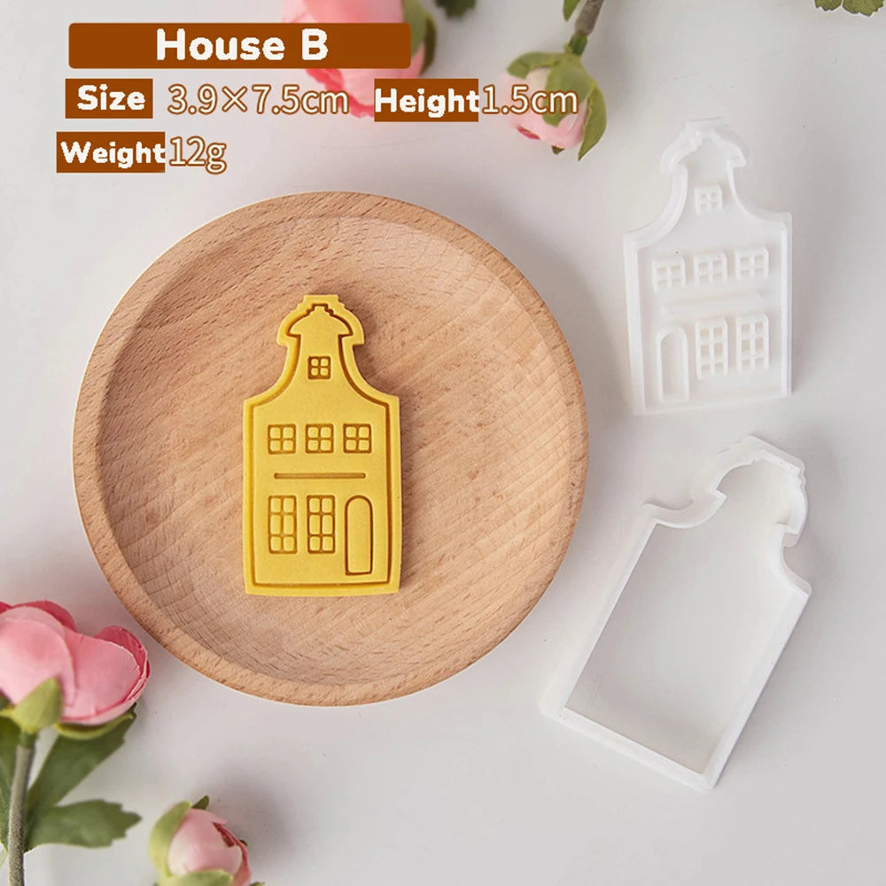 Amsterdam House Cookie Mold