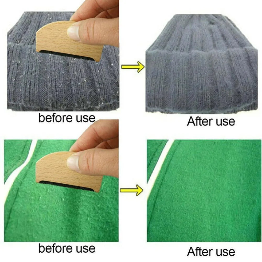 Reusable Wooden Lint Remover