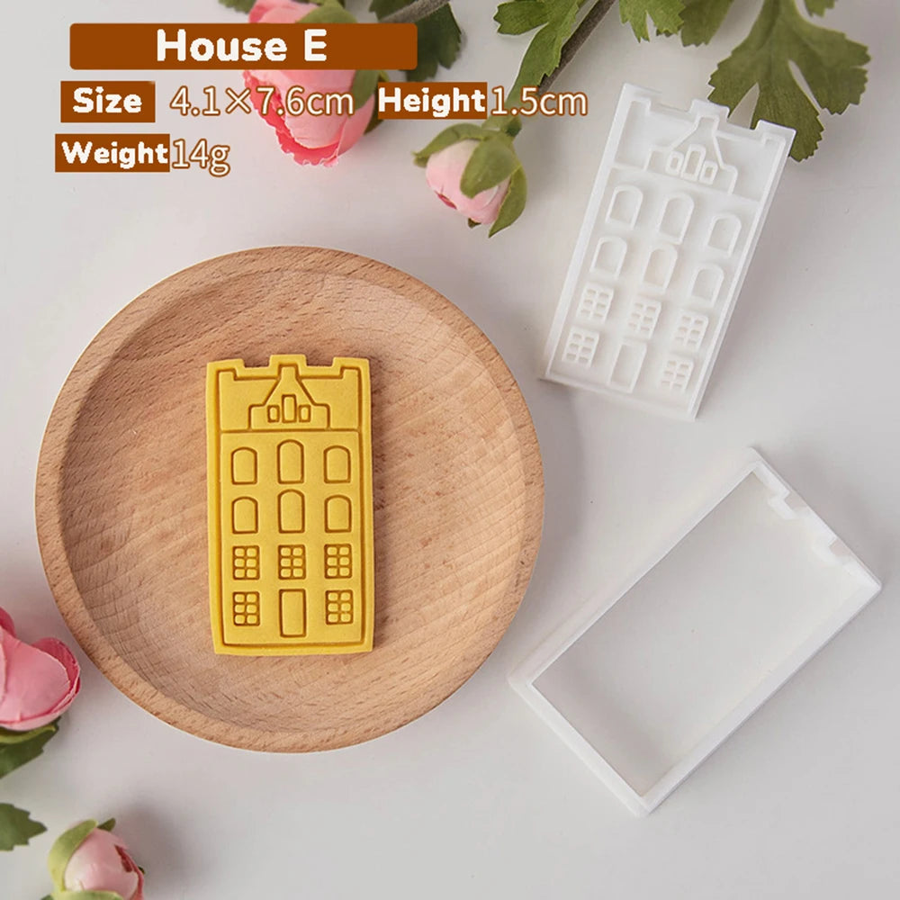 Amsterdam House Cookie Mold