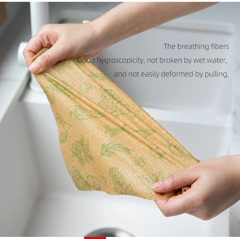 Bamboo Fiber Reusable Dishcloth