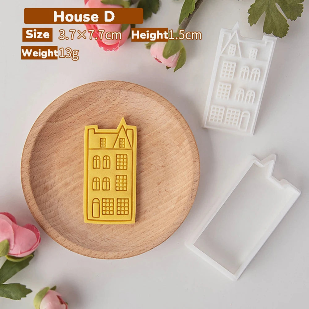 Amsterdam House Cookie Mold