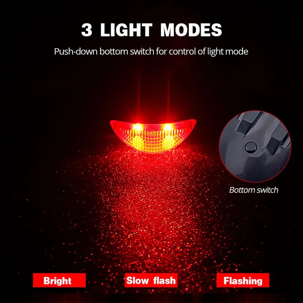 Solar Bicycle Night Riding Safety Lamp