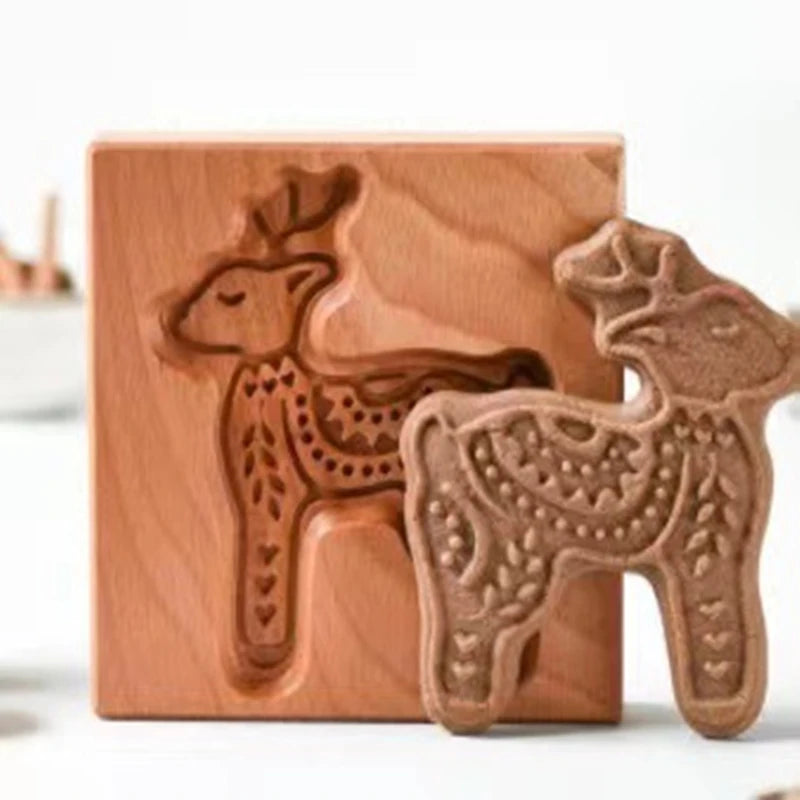 3D houten koekjesvorm