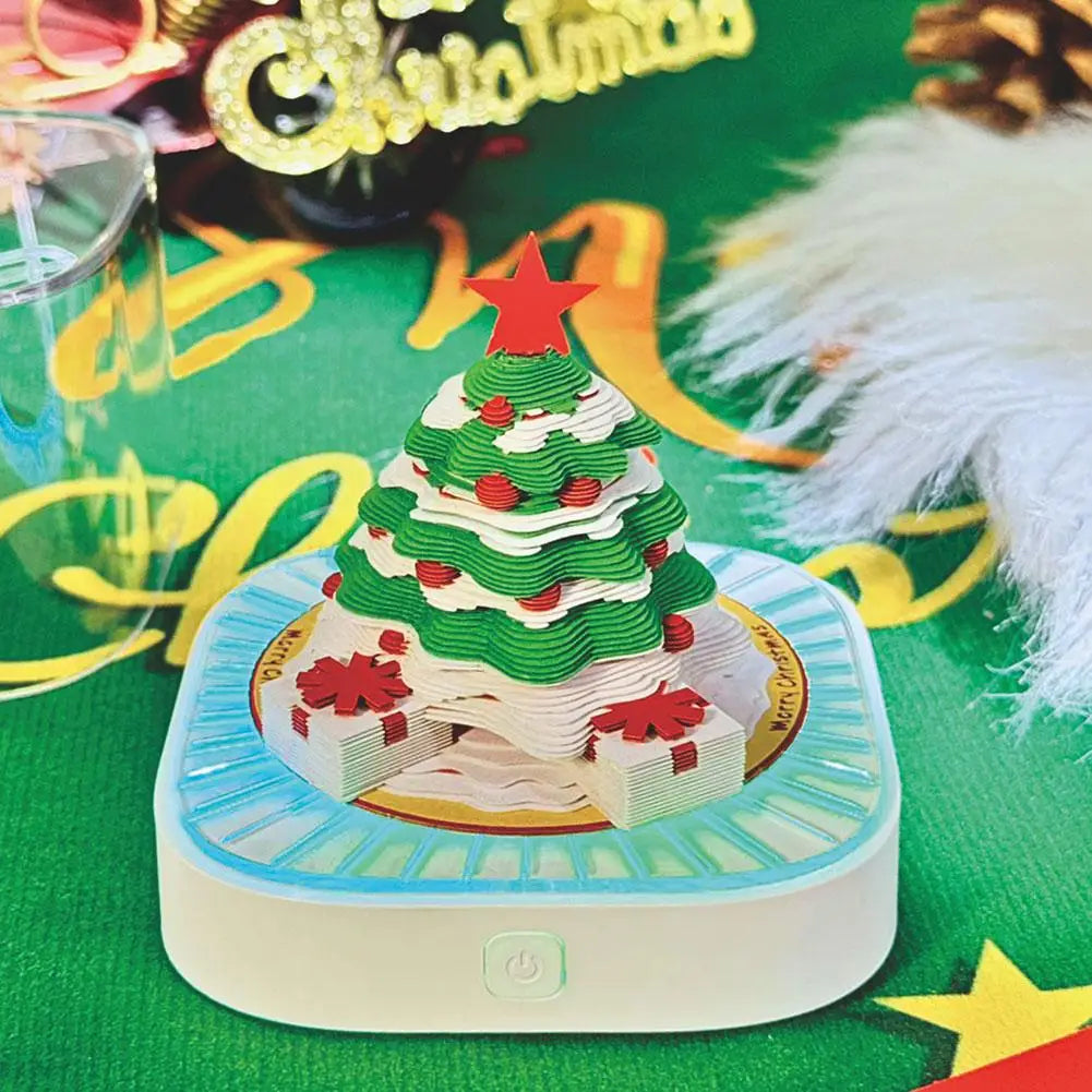 🎄 3D Christmas Tree House Calendar with Light – Creative Desk Décor & Gift Idea (2026 Edition)