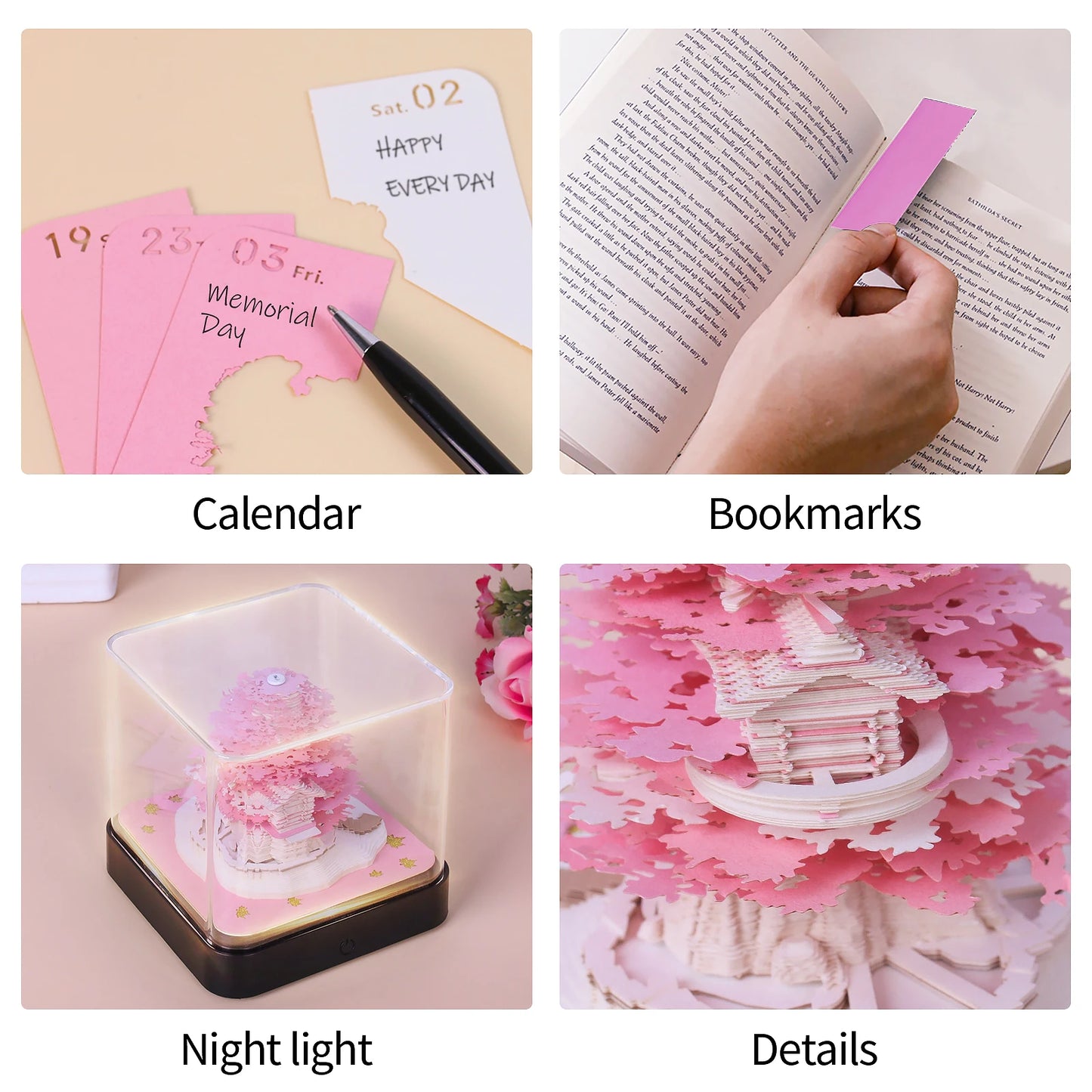3D Architecture Paper Art Calendar – Luxury Gift Desk Decoration