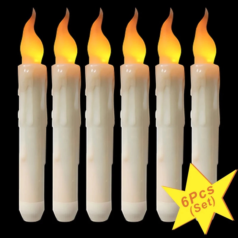 Floating Flameless LED Candles – Magic Remote-Control Set (12pcs)