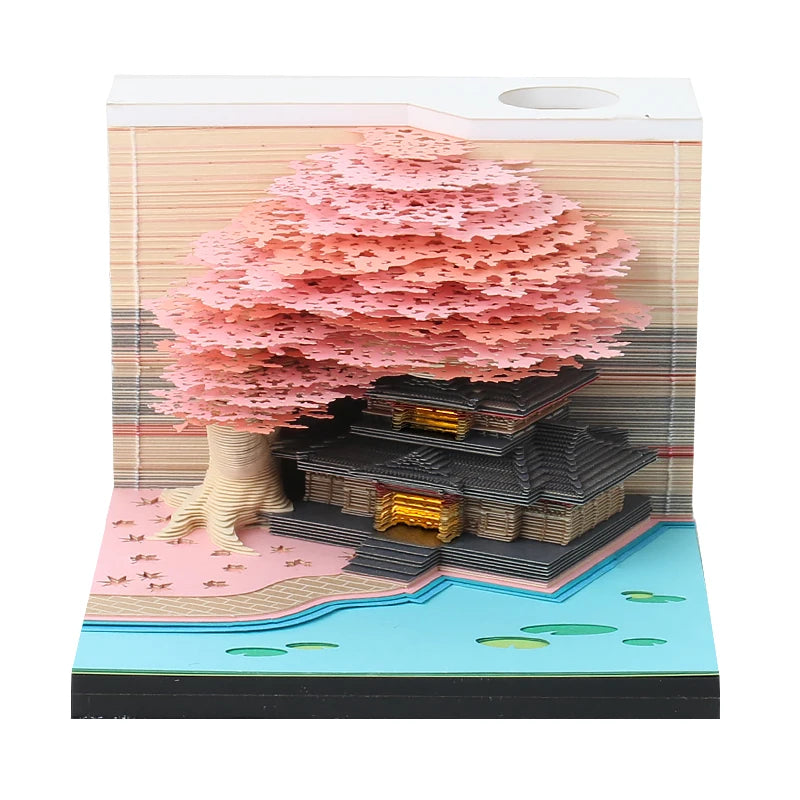 3D Architecture Paper Art Calendar – Luxury Gift Desk Decoration