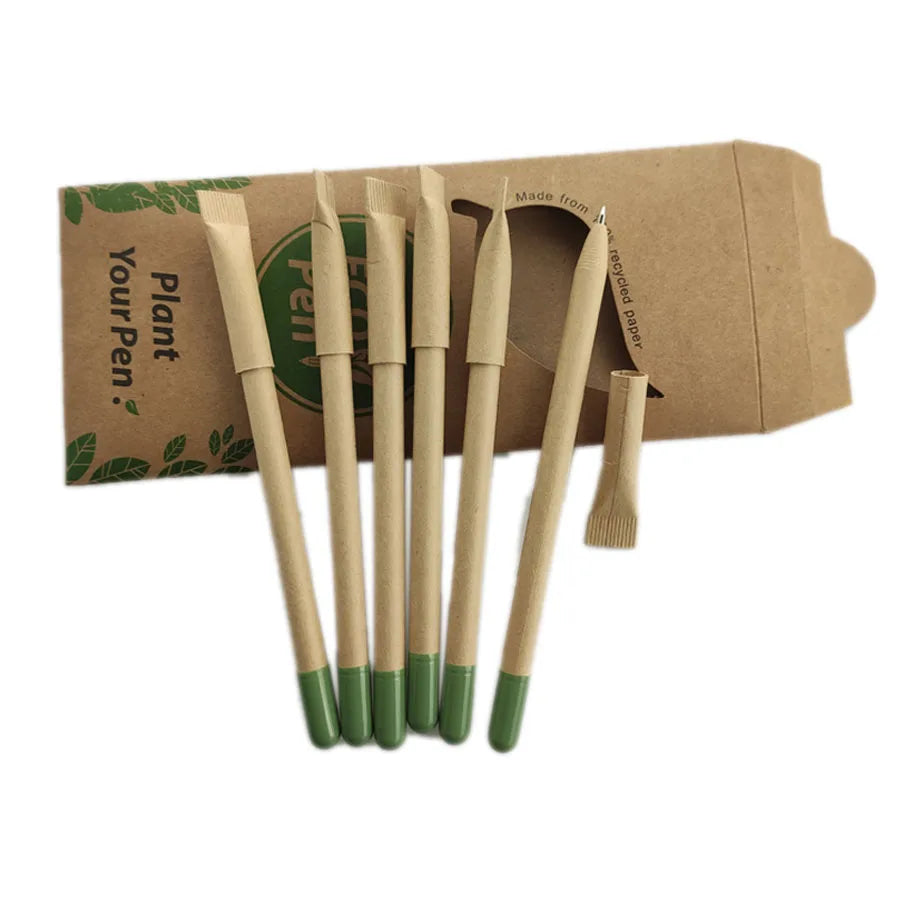 Plantable Seed Ballpoint Pens – Eco-Friendly & Fun