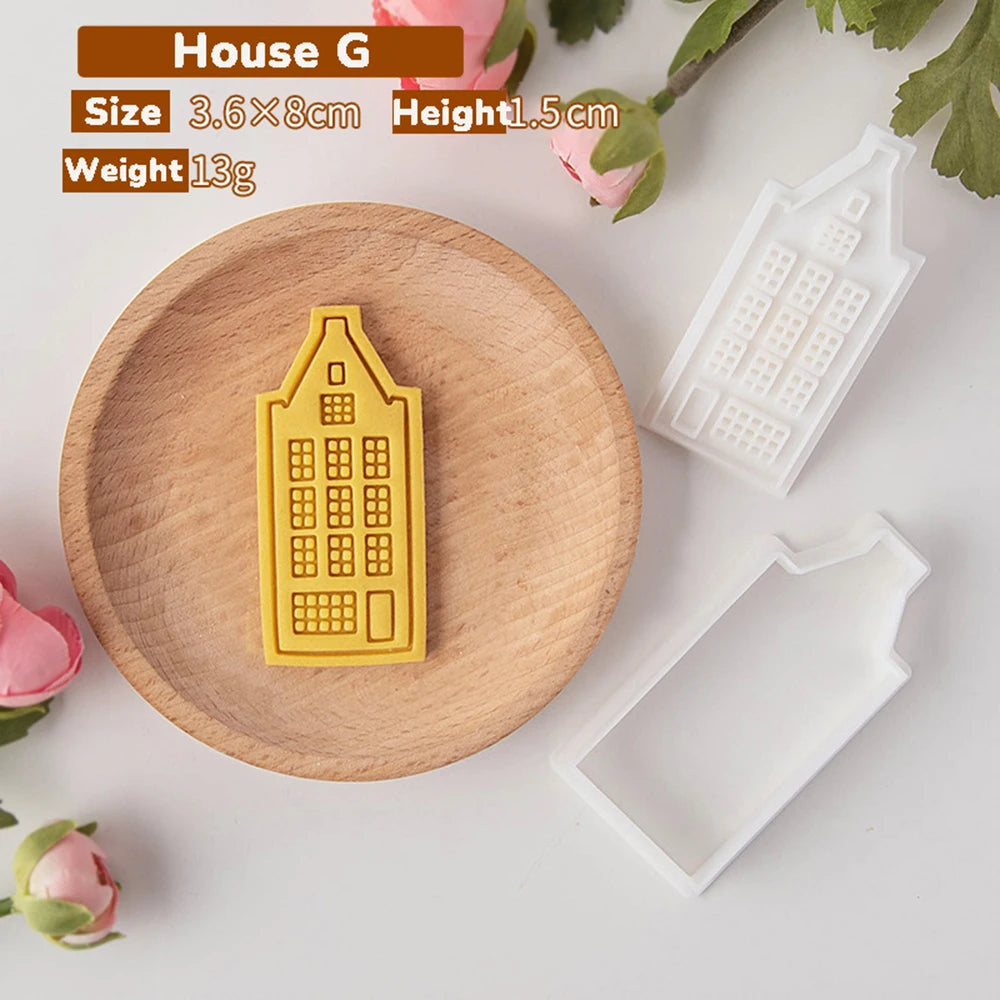 Amsterdam House Cookie Mold