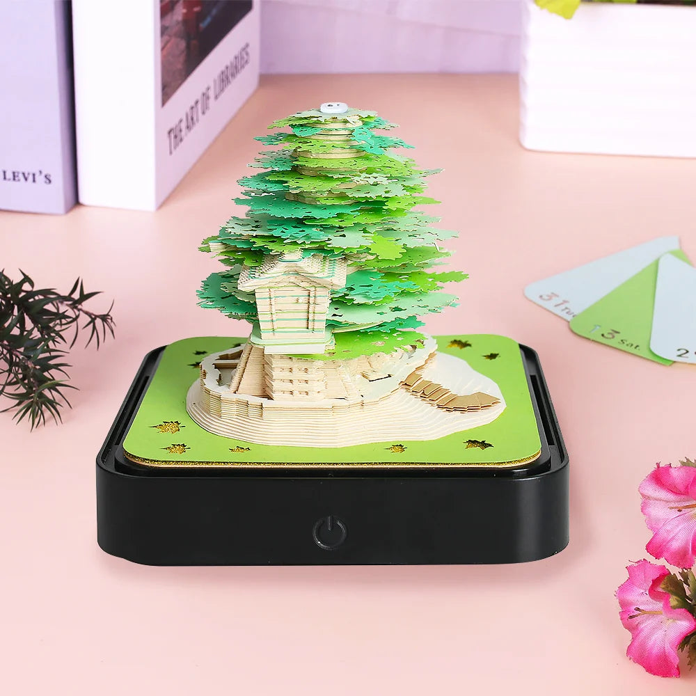 3D Architecture Paper Art Calendar – Luxury Gift Desk Decoration
