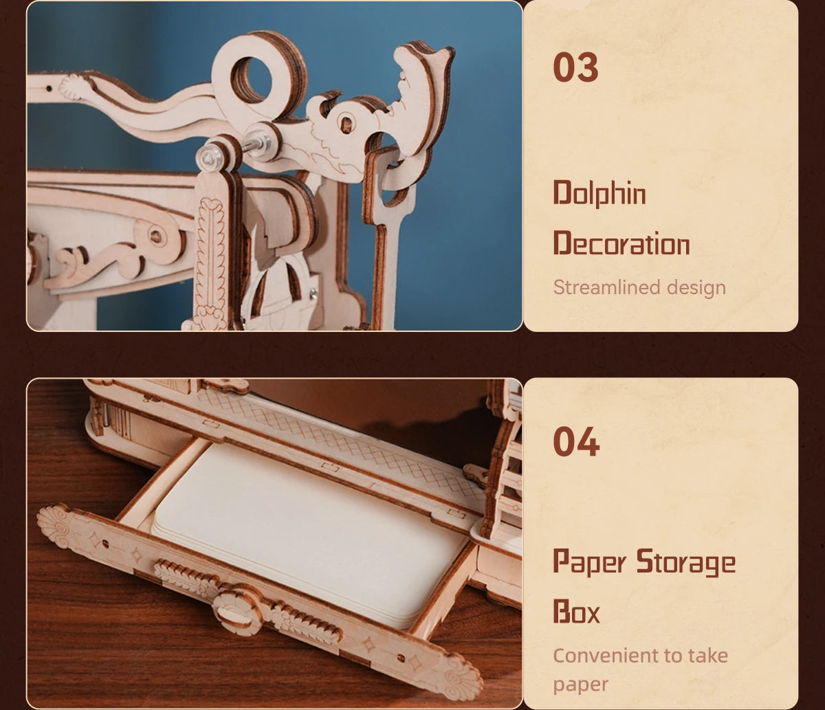 Robotime Printing Press 3D DIY Puzzle
