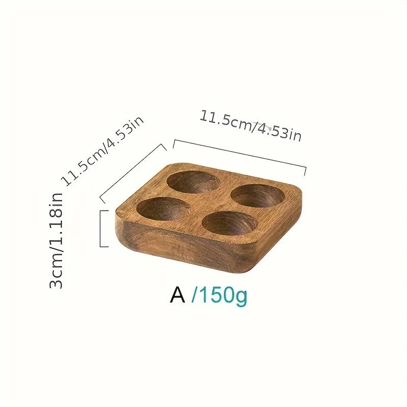 Modern Wooden Egg Storage Box - Multi-Compartment Kitchen Organizer