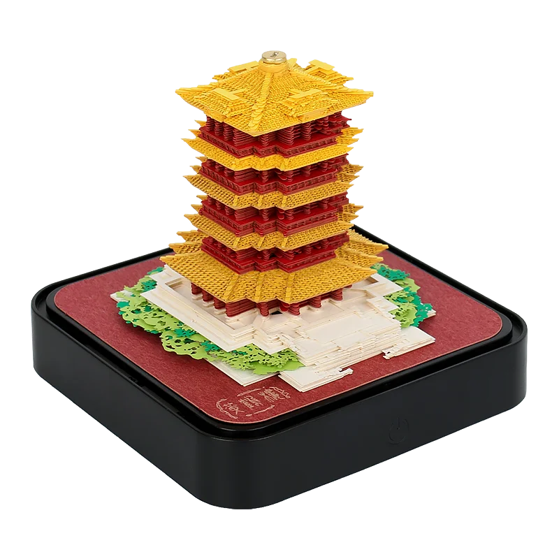 3D Architecture Paper Art Calendar – Luxury Gift Desk Decoration