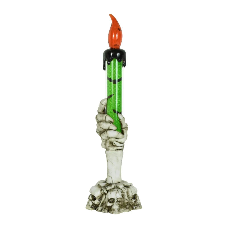 Halloween LED Skeleton & Ghost Hand Candle