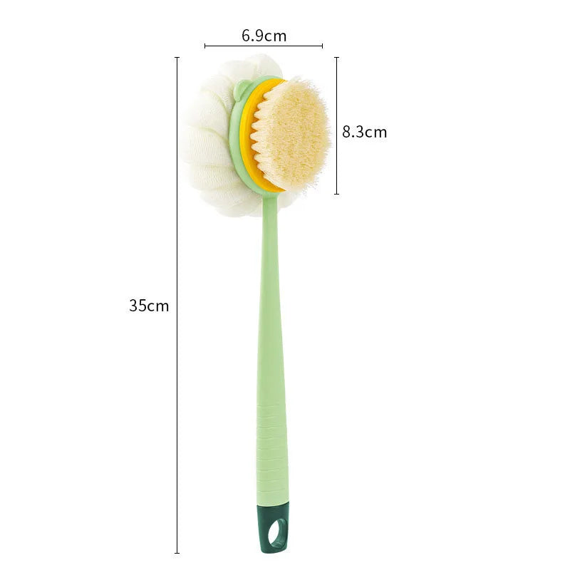 Loofah Back Scrubber with Long Handle