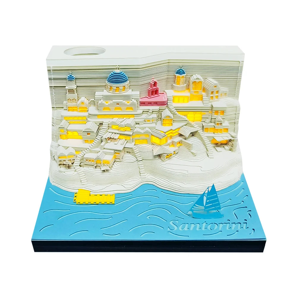 3D Architecture Paper Art Calendar – Luxury Gift Desk Decoration