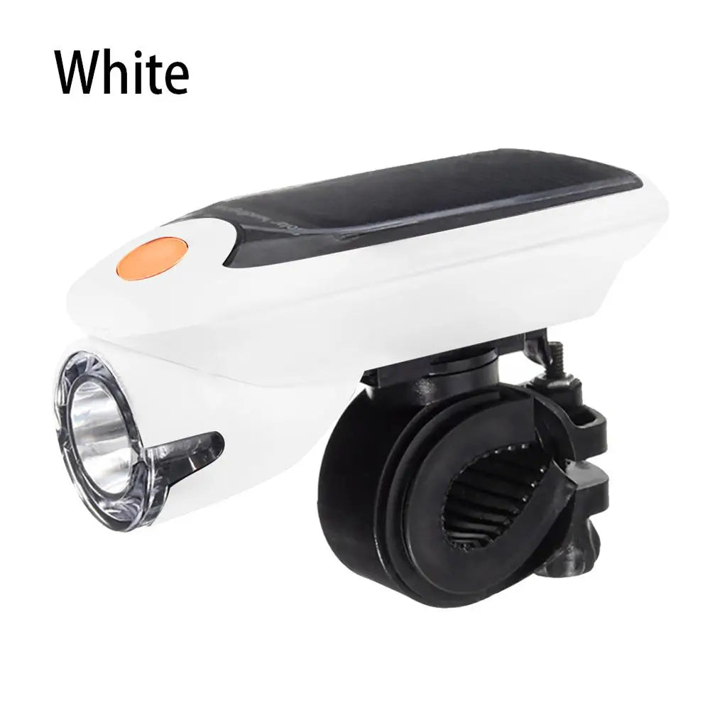 🚴♂️ USB and Solar Powered LED Bicycle Light Set – Front Headlight & Rear Taillight, Waterproof, Rechargeable