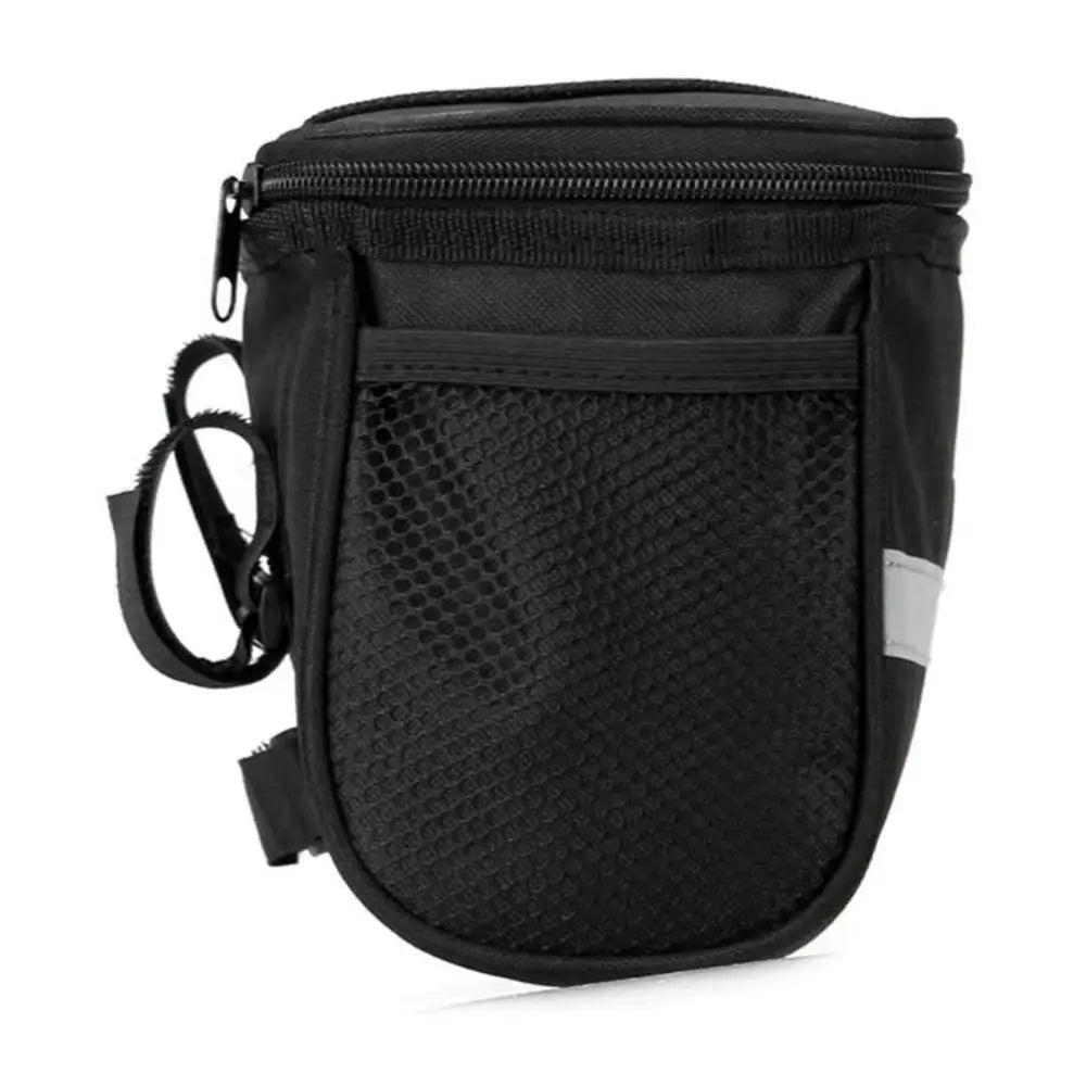 Waterproof Bicycle Handlebar Bag with Phone Holder & Reflective Strips