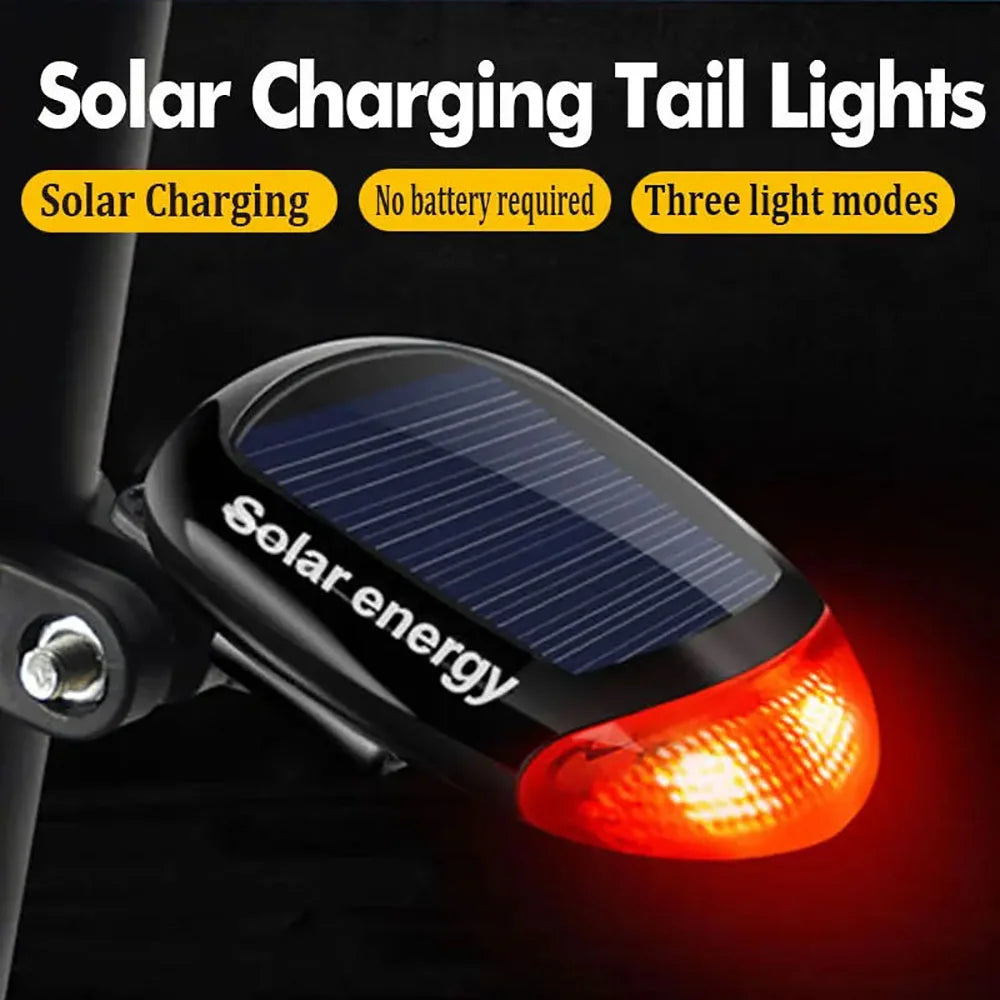 Solar Bicycle Night Riding Safety Lamp