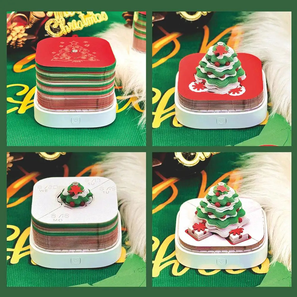 🎄 3D Christmas Tree House Calendar with Light – Creative Desk Décor & Gift Idea (2026 Edition)