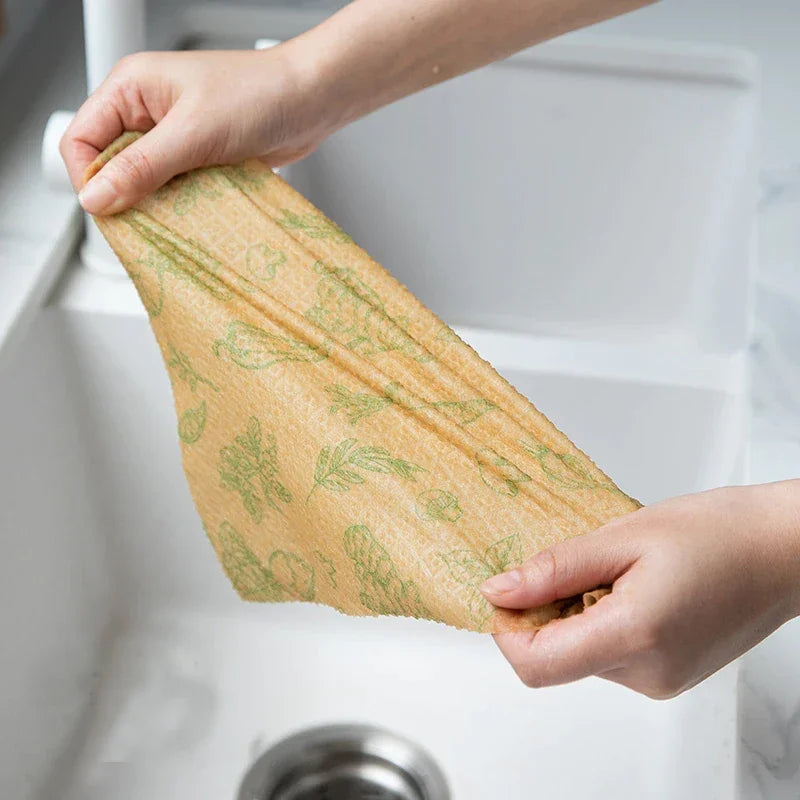 Bamboo Fiber Reusable Dishcloth