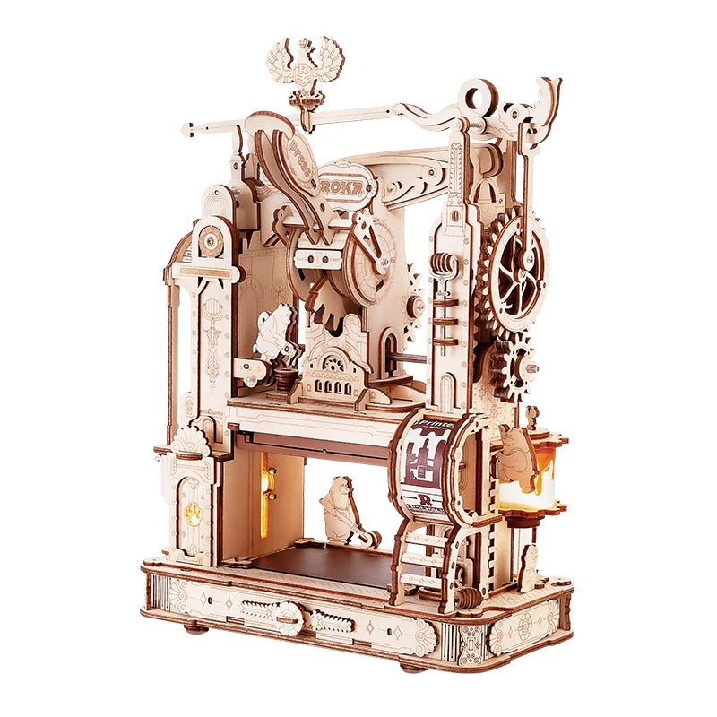 Robotime Printing Press 3D DIY Puzzle