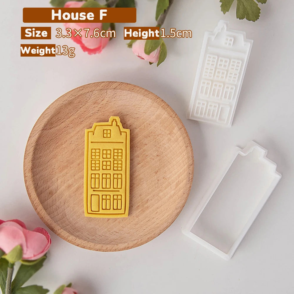 Amsterdam House Cookie Mold