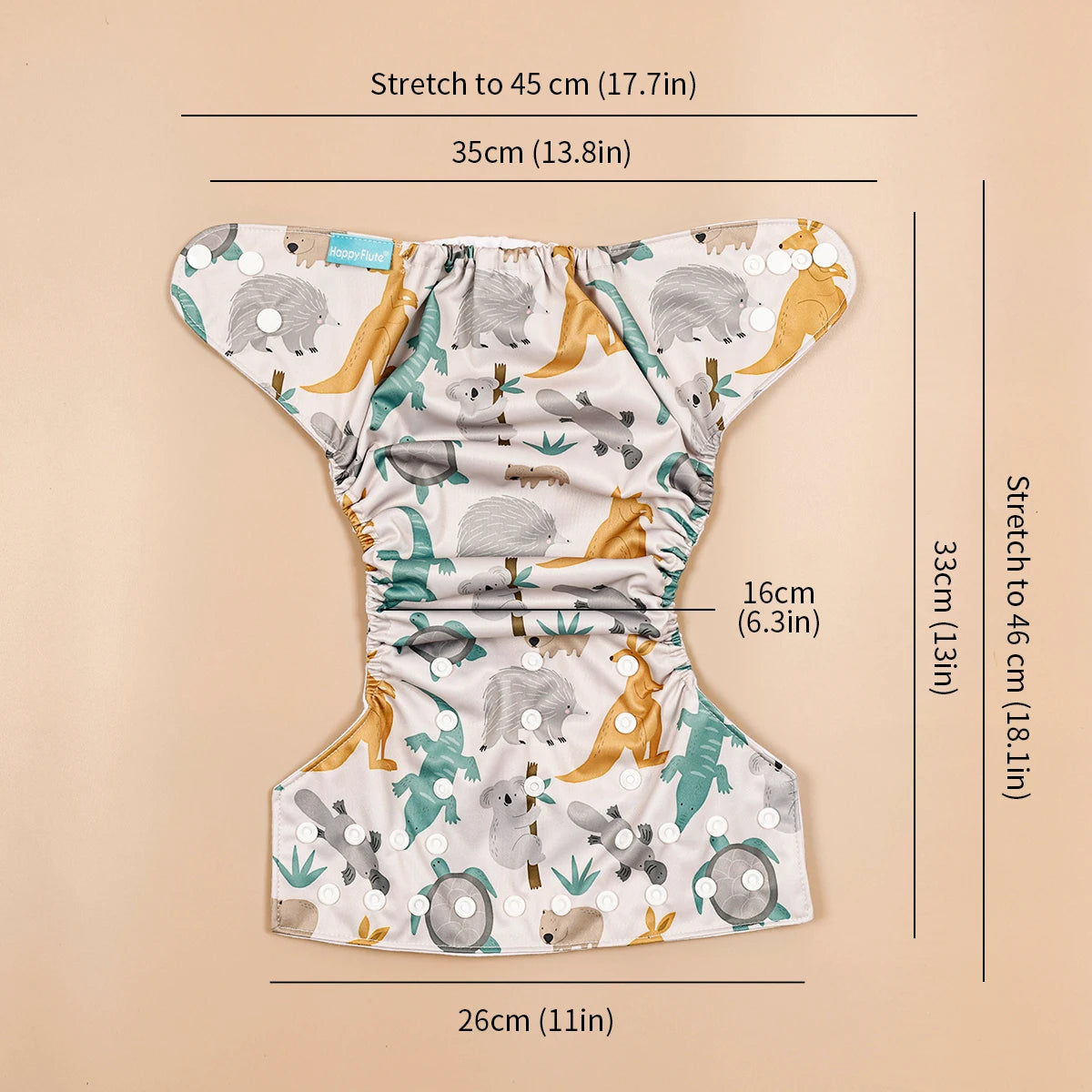 Reusable Cloth Diapers – 3 pcs Set