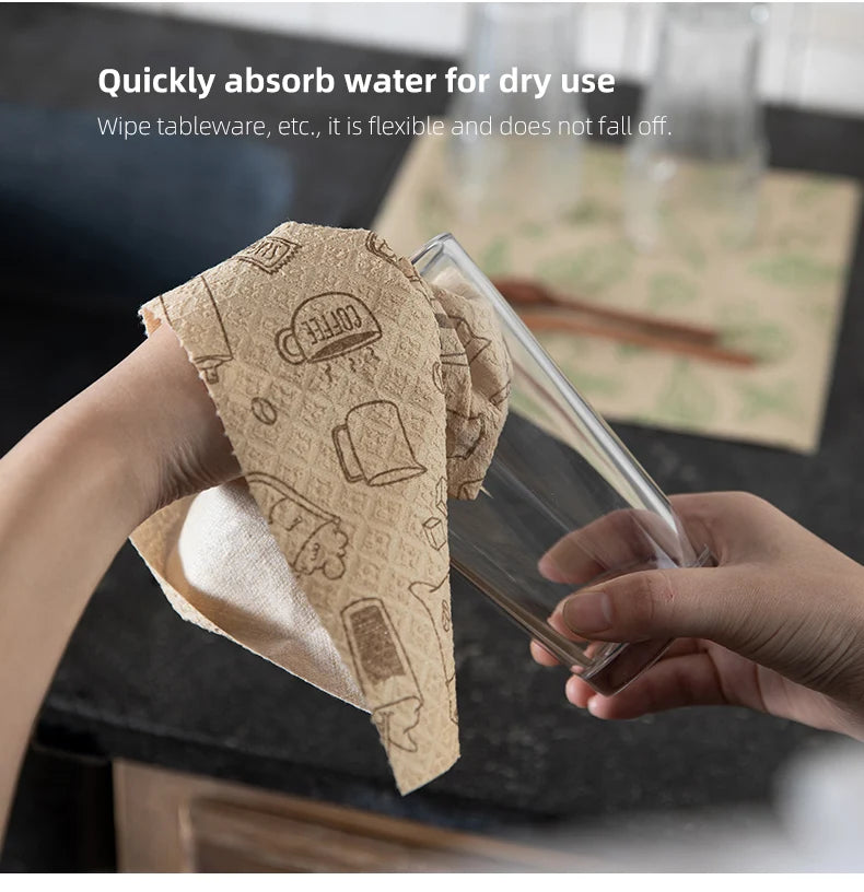 Bamboo Fiber Reusable Dishcloth