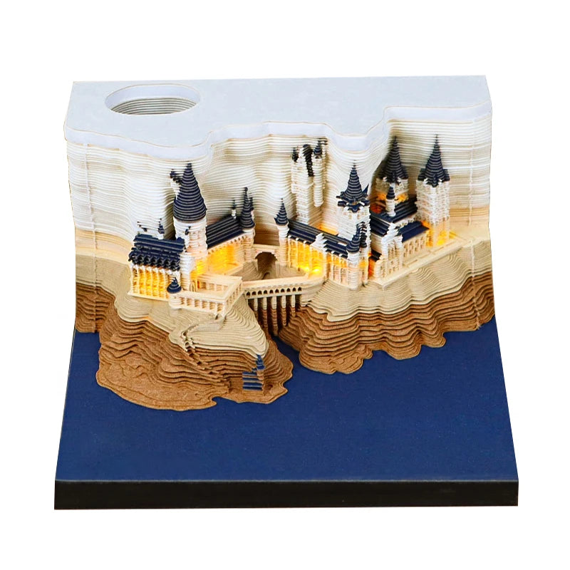 3D Architecture Paper Art Calendar – Luxury Gift Desk Decoration