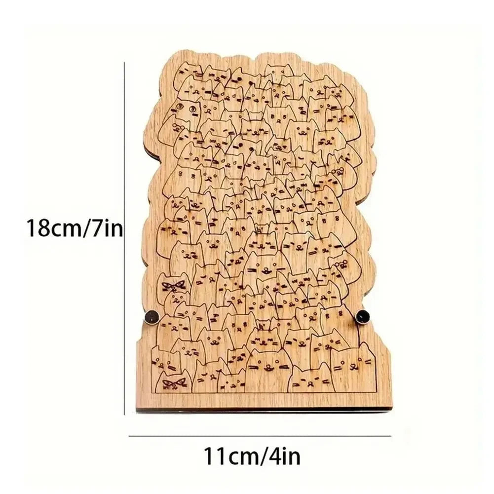 100 Cats Wooden Puzzle