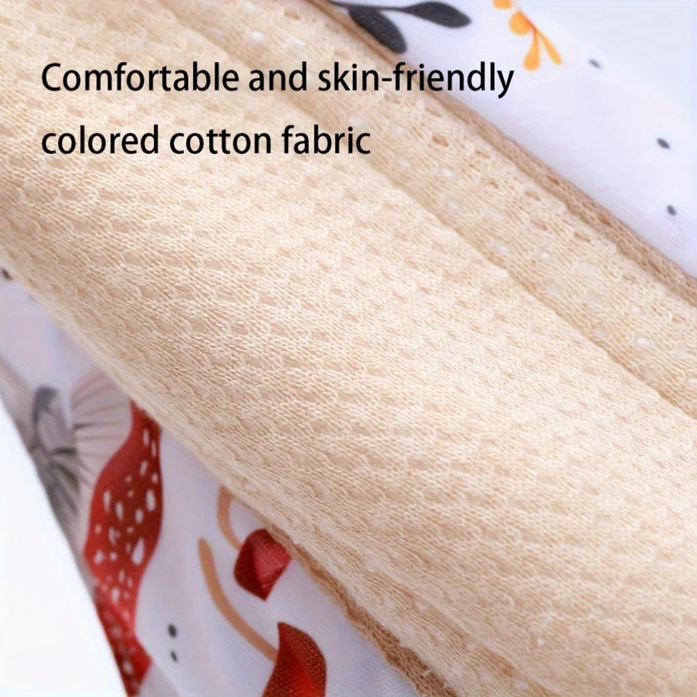 4pcs/Set Including 1pc Mini Wet Bag Mesh Cotton Lining Cloth Menstrual Pads Reusable Sanitary Pads Mama Panty Liners